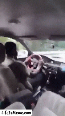 Take it easy | image tagged in gifs,take it easy,funny,car accident | made w/ Lifeismeme video-to-gif maker