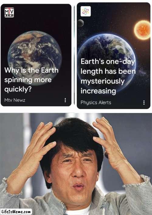 Thank you , Science | image tagged in jackie chan confused,why not both,yeah that makes sense,well yes but actually no | made w/ Lifeismeme meme maker