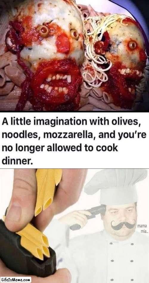 Would you like this? | image tagged in italian suicide,creation,cooking,what is wrong with you | made w/ Lifeismeme meme maker