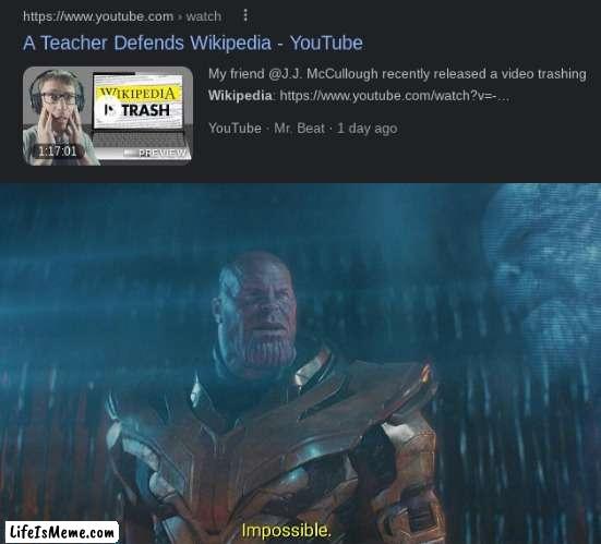 THIS CAN'T BE | image tagged in thanos impossible meme,memes | made w/ Lifeismeme meme maker