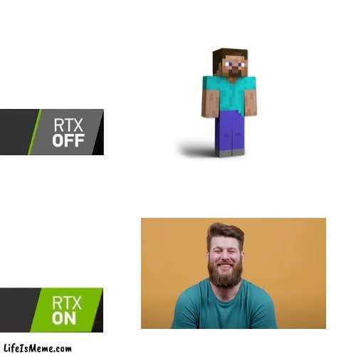 RTX  | image tagged in rtx | made w/ Lifeismeme meme maker