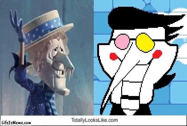 Once you see it you can't unsee it | image tagged in totally looks like,spamton,deltarune | made w/ Lifeismeme meme maker