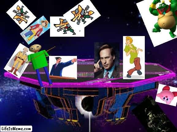 The real platform fighter | image tagged in super smash bros,gaming | made w/ Lifeismeme meme maker
