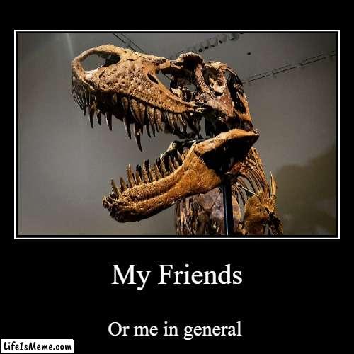 Me in general | My Friends | Or me in general | image tagged in funny,demotivationals | made w/ Lifeismeme demotivational maker
