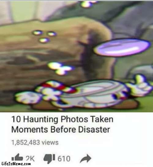 "you died" | image tagged in cuphead | made w/ Lifeismeme meme maker