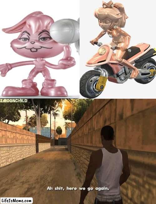 Why warner bros why | image tagged in space jam,mario kart 8,mario kart,nintendo,warner bros | made w/ Lifeismeme meme maker