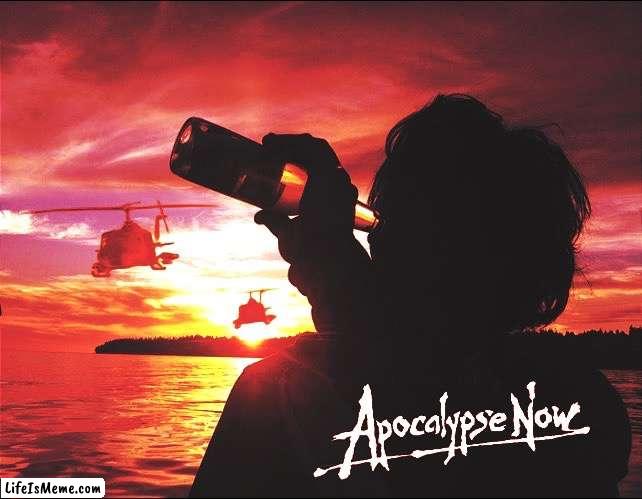 Apocalypse Now https://youtu.be/wyIC-_eHSS0 | image tagged in apocalypse now,cicada,qanon | made w/ Lifeismeme meme maker