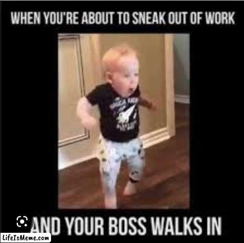 he is not sneaky enough | image tagged in baby | made w/ Lifeismeme meme maker