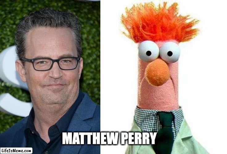 Matthew Perry |  MATTHEW PERRY | image tagged in matthew perry,friends | made w/ Lifeismeme meme maker