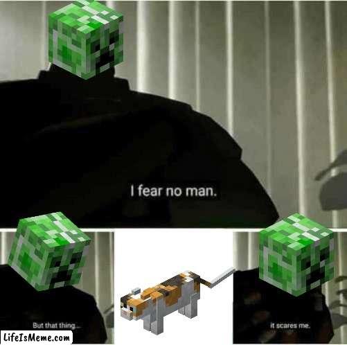 CC - CREEPERCOUNTER | image tagged in i fear no man,minecraft | made w/ Lifeismeme meme maker