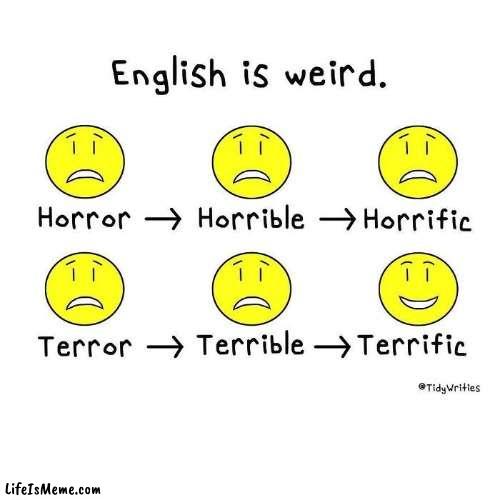 darn right it's weird | image tagged in grammar | made w/ Lifeismeme meme maker