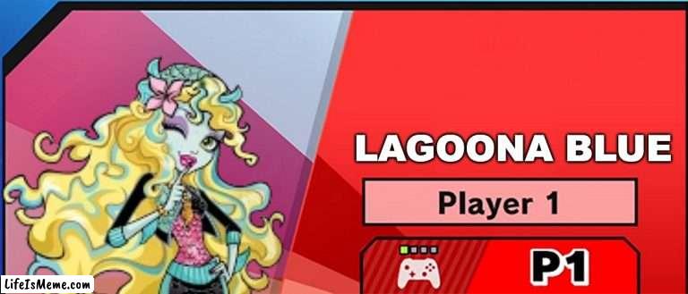 Smash bros Character select lagoona blue | LAGOONA BLUE | image tagged in super smash bros | made w/ Lifeismeme meme maker