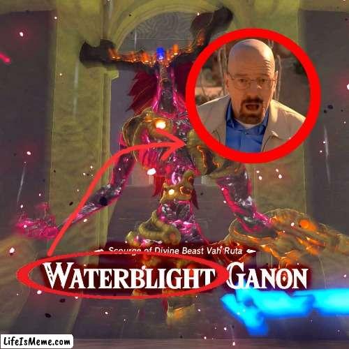 Waltuhwight Ganon | image tagged in the legend of zelda breath of the wild,breaking bad,walter white,name soundalikes | made w/ Lifeismeme meme maker