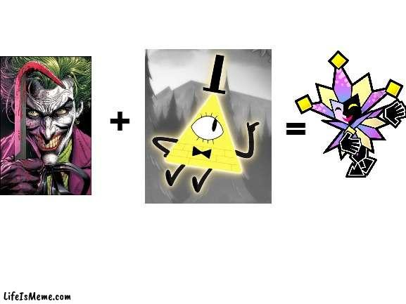 For those who haven't played Super Paper Mario this is what Dimentio is like | +; = | image tagged in blank white template | made w/ Lifeismeme meme maker