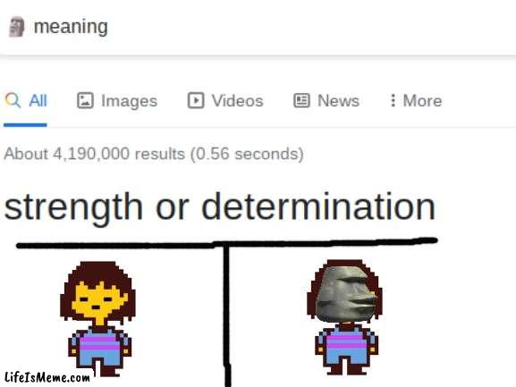 wait what. | image tagged in undertale,frisk,moai | made w/ Lifeismeme meme maker