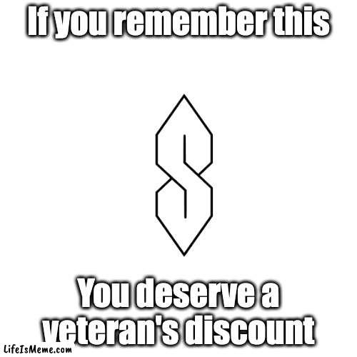 To this day, no one knows who made this symbol | If you remember this; You deserve a veteran's discount | image tagged in memes,blank transparent square | made w/ Lifeismeme meme maker