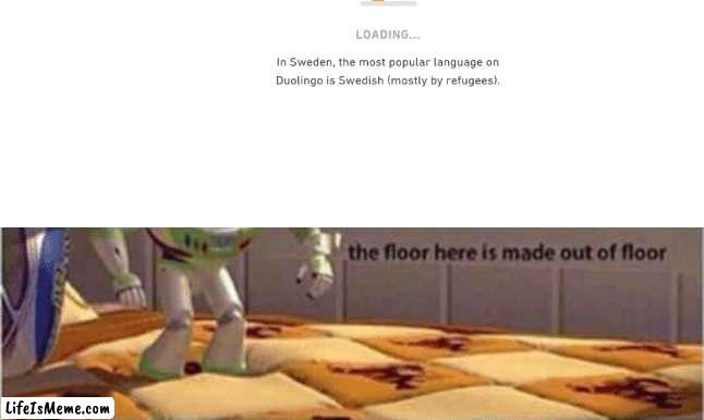 The most popular language in Sweden iiiiis....... | image tagged in duolingo,sweden | made w/ Lifeismeme meme maker
