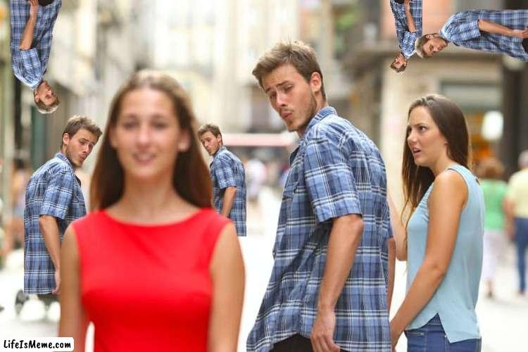 distracted world | image tagged in memes,distracted boyfriend | made w/ Lifeismeme meme maker