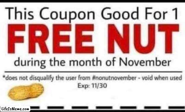 For those who can’t handle this month | image tagged in no nut november | made w/ Lifeismeme meme maker