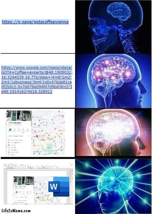 Someone just emailed me a screenshot of a Google Maps location inside a Word document as an attachment in an email | image tagged in memes,expanding brain,microsoft,google maps,email,emails | made w/ Lifeismeme meme maker