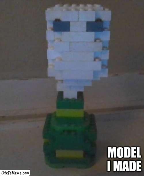 link to my models stream is in the comments | MODEL I MADE | image tagged in lego,models | made w/ Lifeismeme meme maker