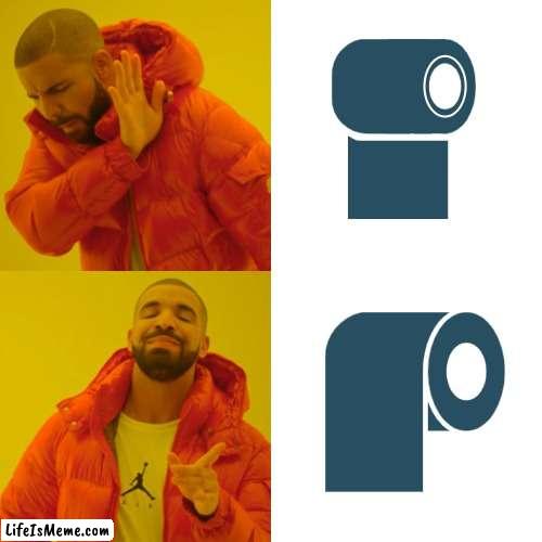 THE CORRECT WAY IS OVER | image tagged in memes,drake hotline bling | made w/ Lifeismeme meme maker