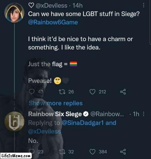 Giga Chad Rainbow Six Siege | image tagged in giga chad | made w/ Lifeismeme meme maker