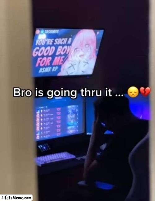 Going through it… | image tagged in balls | made w/ Lifeismeme meme maker