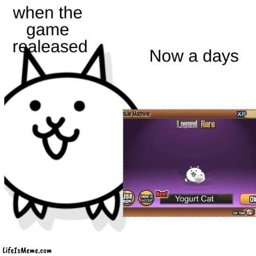 wow has battle cats changed | image tagged in pro gamer move,battle cats | made w/ Lifeismeme meme maker