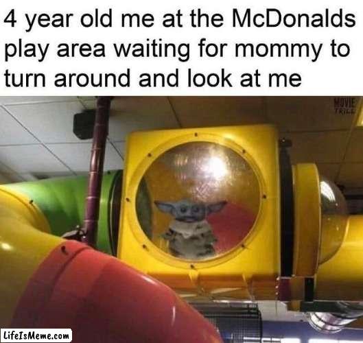 gosh darn it mom! look at me | image tagged in mcdonalds,oh wow are you actually reading these tags,oh wow,car goes vroom,i summoned the dababy at 3am,stop reading the tags | made w/ Lifeismeme meme maker