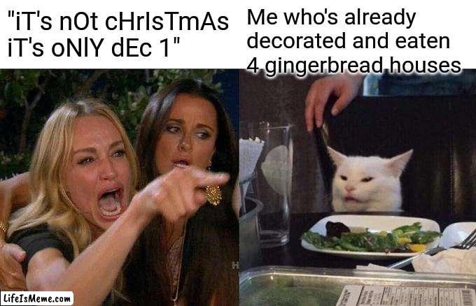 seriously though it starts on Dec 1 | Me who's already decorated and eaten 4 gingerbread houses; "iT's nOt cHrIsTmAs iT's oNlY dEc 1" | image tagged in memes,celebrity deaths,gru's plan,balls,extrovert,blue balls | made w/ Lifeismeme meme maker