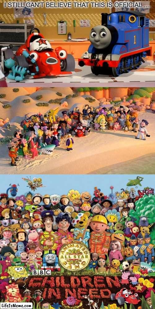 Better than endgame, spiderverse and smash ultimate combined! | I STILL CAN'T BELIEVE THAT THIS IS OFFICIAL .... | image tagged in change my mind | made w/ Lifeismeme meme maker