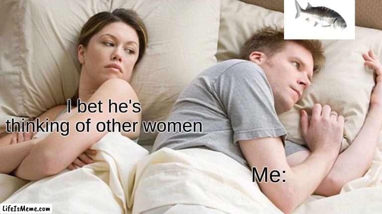 I dont have a girlfriend btw... And i dont need one :0 | I bet he's thinking of other women; Me: | image tagged in memes,i bet he's thinking about other women | made w/ Lifeismeme meme maker