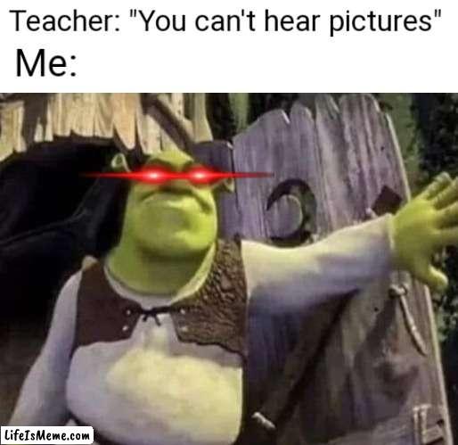 some...B O D Y | image tagged in shrek,you can't hear pictures,outhouse,all star,smash mouth,argument | made w/ Lifeismeme meme maker