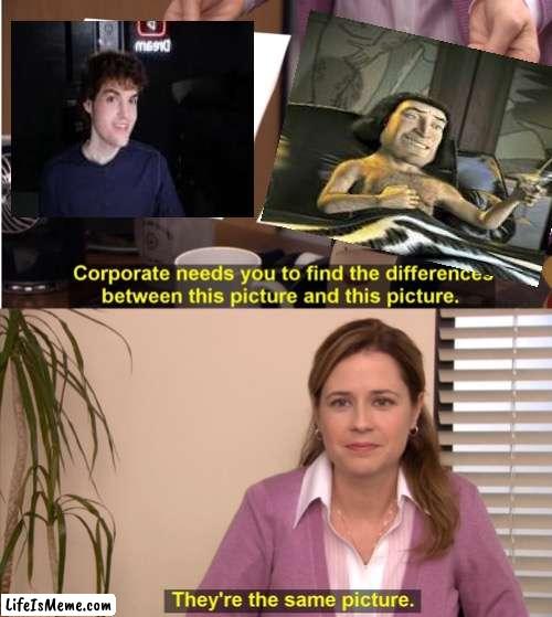 Dream Goofy | image tagged in memes,they're the same picture | made w/ Lifeismeme meme maker