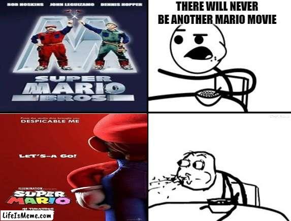 GONNA BE CRAZY NEXT APRIL | THERE WILL NEVER BE ANOTHER MARIO MOVIE | image tagged in mario movie,fun | made w/ Lifeismeme meme maker