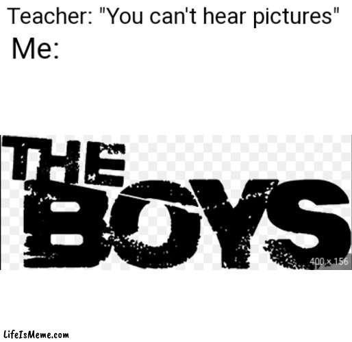 I can still hear it | image tagged in you can't hear pictures | made w/ Lifeismeme meme maker