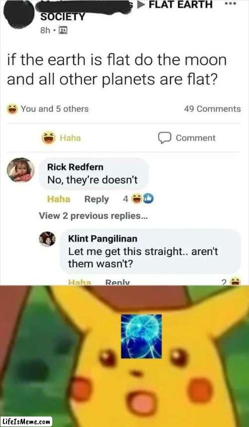 This is a new template made by me btw :) "Surprised Pikachu Smart" | image tagged in blank white template,surprised pikachu smart,lol,surprised pikachu,funny,why are you reading this | made w/ Lifeismeme meme maker