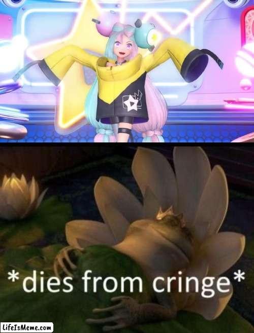 No....Just...No... | image tagged in dies from cringe,pokemon,pokemon scarlet and violet,v tuber,memes | made w/ Lifeismeme meme maker