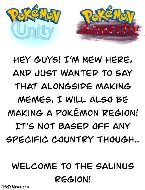 New region!! | image tagged in pokemon,fan art | made w/ Lifeismeme meme maker