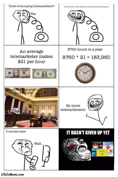 The Return | image tagged in troll | made w/ Lifeismeme meme maker