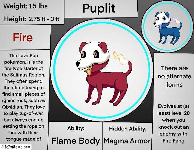 Here’s the fire starter! | image tagged in pokemon,fan art | made w/ Lifeismeme meme maker