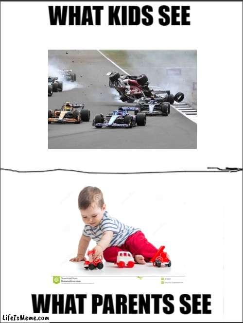 what kids see vs what parents see | image tagged in what kids see vs what parents see | made w/ Lifeismeme meme maker