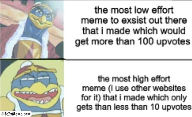 king dedede becoming ugly | image tagged in bruh moment,why,low effort,bruh,king dedede becoming ugly | made w/ Lifeismeme meme maker