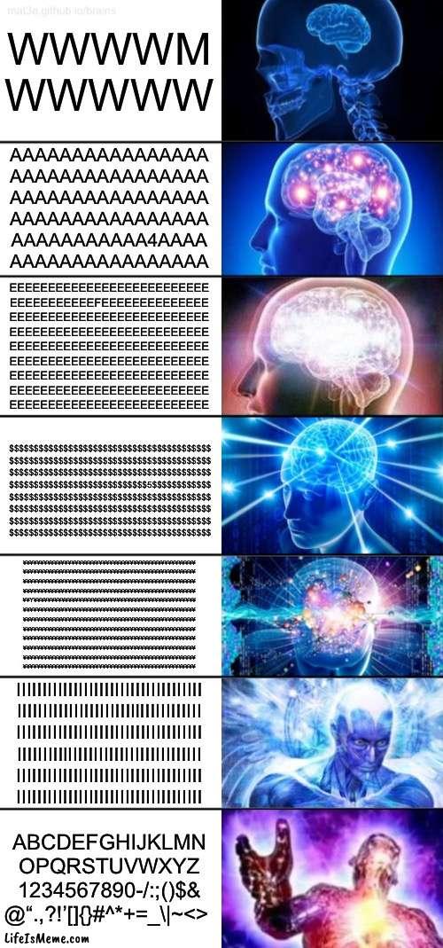 Find the different letter: Levels | WWWWM
WWWWW; AAAAAAAAAAAAAAAA
AAAAAAAAAAAAAAAA
AAAAAAAAAAAAAAAA
AAAAAAAAAAAAAAAA
AAAAAAAAAAA4AAAA
AAAAAAAAAAAAAAAA; EEEEEEEEEEEEEEEEEEEEEEEEEE
EEEEEEEEEEEFEEEEEEEEEEEEEE
EEEEEEEEEEEEEEEEEEEEEEEEEE
EEEEEEEEEEEEEEEEEEEEEEEEEE
EEEEEEEEEEEEEEEEEEEEEEEEEE
EEEEEEEEEEEEEEEEEEEEEEEEEE
EEEEEEEEEEEEEEEEEEEEEEEEEE
EEEEEEEEEEEEEEEEEEEEEEEEEE
EEEEEEEEEEEEEEEEEEEEEEEEEE; $$$$$$$$$$$$$$$$$$$$$$$$$$$$$$$$$$$$$$$$$
$$$$$$$$$$$$$$$$$$$$$$$$$$$$$$$$$$$$$$$$$
$$$$$$$$$$$$$$$$$$$$$$$$$$$$$$$$$$$$$$$$$
$$$$$$$$$$$$$$$$$$$$$$$$$$$$5$$$$$$$$$$$$
$$$$$$$$$$$$$$$$$$$$$$$$$$$$$$$$$$$$$$$$$
$$$$$$$$$$$$$$$$$$$$$$$$$$$$$$$$$$$$$$$$$
$$$$$$$$$$$$$$$$$$$$$$$$$$$$$$$$$$$$$$$$$
$$$$$$$$$$$$$$$$$$$$$$$$$$$$$$$$$$$$$$$$$; ¥¥¥¥¥¥¥¥¥¥¥¥¥¥¥¥¥¥¥¥¥¥¥¥¥¥¥¥¥¥¥¥¥¥¥¥¥¥¥¥¥¥¥¥¥¥¥¥¥¥
¥¥¥¥¥¥¥¥¥¥¥¥¥¥¥¥¥¥¥¥¥¥¥¥¥¥¥¥¥¥¥¥¥¥¥¥¥¥¥¥¥¥¥¥¥¥¥¥¥¥
¥¥¥¥¥¥¥¥¥¥¥¥¥¥¥¥¥¥¥¥¥¥¥¥¥¥¥¥¥¥¥¥¥¥¥¥¥¥¥¥¥¥¥¥¥¥¥¥¥¥
¥¥¥¥¥¥¥¥¥¥¥¥¥¥¥¥¥¥¥¥¥¥¥¥¥¥¥¥¥¥¥¥¥¥¥¥¥¥¥¥¥¥¥¥¥¥¥¥¥¥
¥¥Y¥¥¥¥¥¥¥¥¥¥¥¥¥¥¥¥¥¥¥¥¥¥¥¥¥¥¥¥¥¥¥¥¥¥¥¥¥¥¥¥¥¥¥¥¥¥¥
¥¥¥¥¥¥¥¥¥¥¥¥¥¥¥¥¥¥¥¥¥¥¥¥¥¥¥¥¥¥¥¥¥¥¥¥¥¥¥¥¥¥¥¥¥¥¥¥¥¥
¥¥¥¥¥¥¥¥¥¥¥¥¥¥¥¥¥¥¥¥¥¥¥¥¥¥¥¥¥¥¥¥¥¥¥¥¥¥¥¥¥¥¥¥¥¥¥¥¥¥
¥¥¥¥¥¥¥¥¥¥¥¥¥¥¥¥¥¥¥¥¥¥¥¥¥¥¥¥¥¥¥¥¥¥¥¥¥¥¥¥¥¥¥¥¥¥¥¥¥¥
¥¥¥¥¥¥¥¥¥¥¥¥¥¥¥¥¥¥¥¥¥¥¥¥¥¥¥¥¥¥¥¥¥¥¥¥¥¥¥¥¥¥¥¥¥¥¥¥¥¥
¥¥¥¥¥¥¥¥¥¥¥¥¥¥¥¥¥¥¥¥¥¥¥¥¥¥¥¥¥¥¥¥¥¥¥¥¥¥¥¥¥¥¥¥¥¥¥¥¥¥
¥¥¥¥¥¥¥¥¥¥¥¥¥¥¥¥¥¥¥¥¥¥¥¥¥¥¥¥¥¥¥¥¥¥¥¥¥¥¥¥¥¥¥¥¥¥¥¥¥¥
¥¥¥¥¥¥¥¥¥¥¥¥¥¥¥¥¥¥¥¥¥¥¥¥¥¥¥¥¥¥¥¥¥¥¥¥¥¥¥¥¥¥¥¥¥¥¥¥¥¥; IIIIIIIIIIIIIIIIIIIIIIIIIIIIIIIIIIII
IIIIIIIIIIIIIIIIIIIIIIIlIIIIIIIIIIII
IIIIIIIIIIIIIIIIIIIIIIIIIIIIIIIIIIII
IIIIIIIIIlIIIIIIIIIIIIIIIIIIIIIIIIII
IIIIIIIIIIIIIIIIIIIIIIIIIIIIIIIIIIII
IIIIIIIIIIIIIIIIIIIIIIIIIIIIIIIIIIII; ABCDEFGHIJKLMN
OPQRSTUVWXYZ
1234567890-/:;()$&
@“.,?!’[]{}#^*+=_|~<> | image tagged in 7-tier expanding brain | made w/ Lifeismeme meme maker