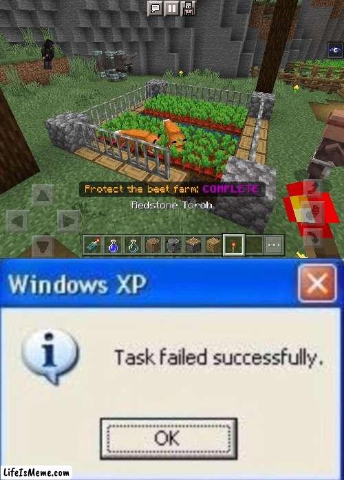 Heh heh heh | image tagged in task failed successfully | made w/ Lifeismeme meme maker