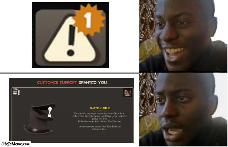 Only tf2 players will understand | image tagged in disappointed black guy,tf2,gaming,team fortress 2,memes | made w/ Lifeismeme meme maker