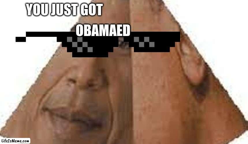 uhhh obama | YOU JUST GOT; OBAMAED | image tagged in pokemon | made w/ Lifeismeme meme maker