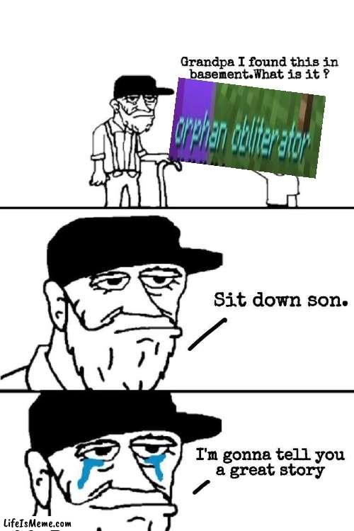 Rip king | image tagged in sit down son | made w/ Lifeismeme meme maker